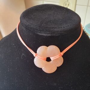 Free People Baby Flower Floral Pendant Necklace-Choker